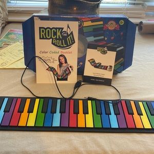 Mukikim rock and roll rainbow keyboard